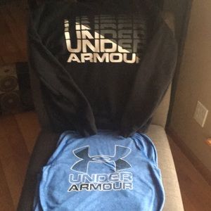 Boys XL Under Armour hoodie and long sleeve shirt